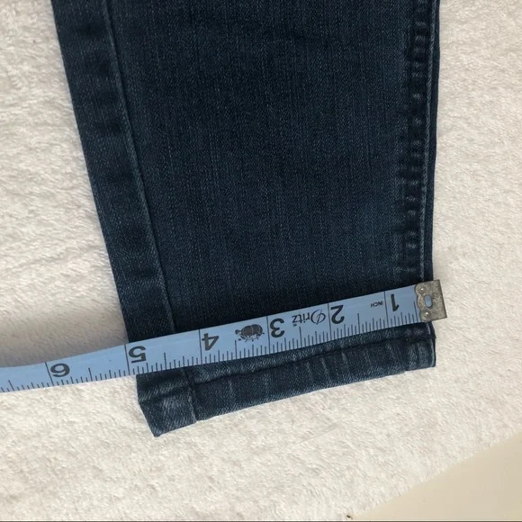 Kensie Jeans Blue Embroidered Skinny Jeans - Picture 9 of 10